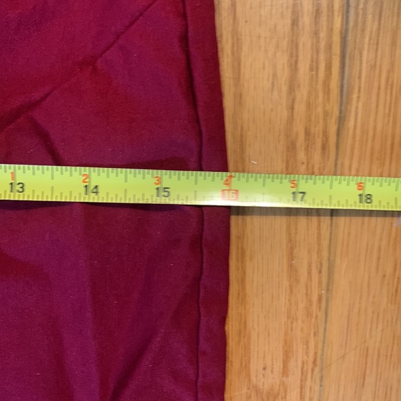 FASHION TO FIGURE STRETCH CHERRY RED BURGUNDY RUCHED FRONT WIGGLE DRESS - Picture 12 of 13